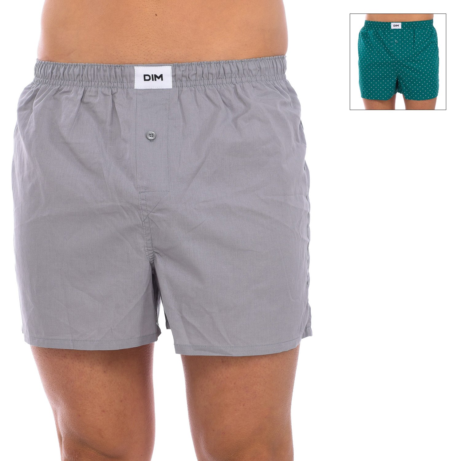 DIM ORIGINALS | Set of 2 Men's Stretch Cotton Boxers French Market