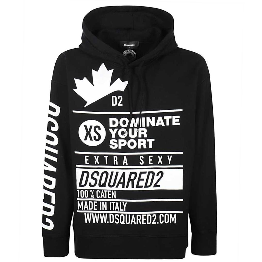 Sudadera dsquared2 sale negra