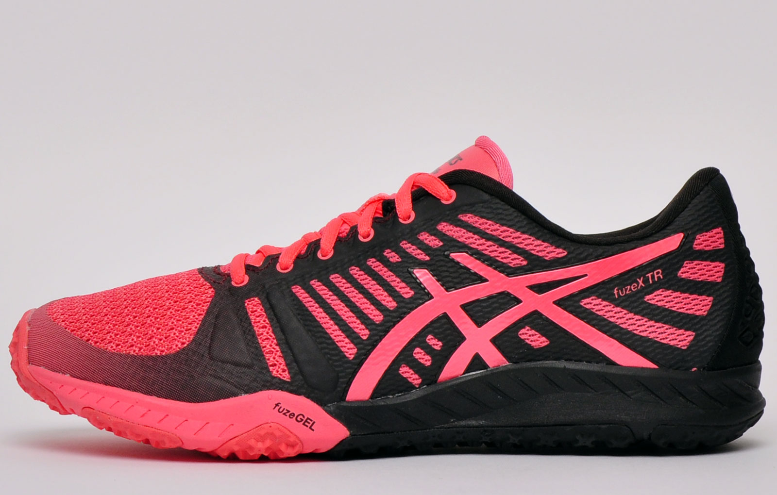 ASICS FUZEX ENTRENADORES NEGRAS NARANJAS DE MUJERES