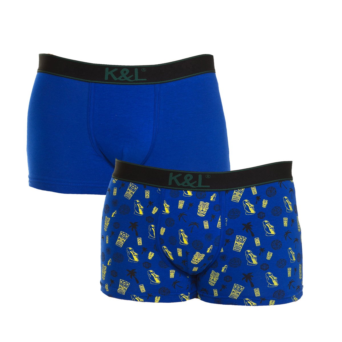 Pack-2 Boxers Funny tejido transpirable KL2005 hombre