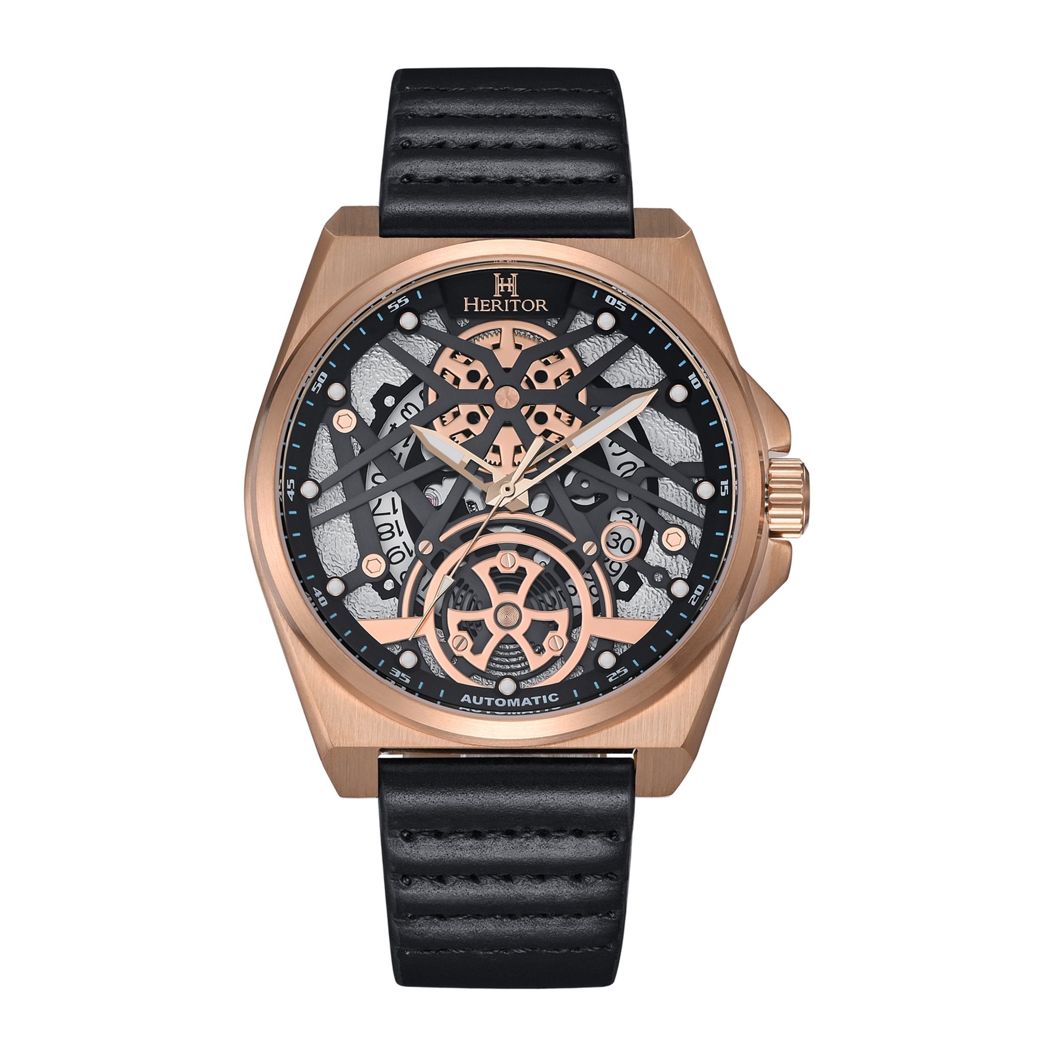 Negro y oro rosa