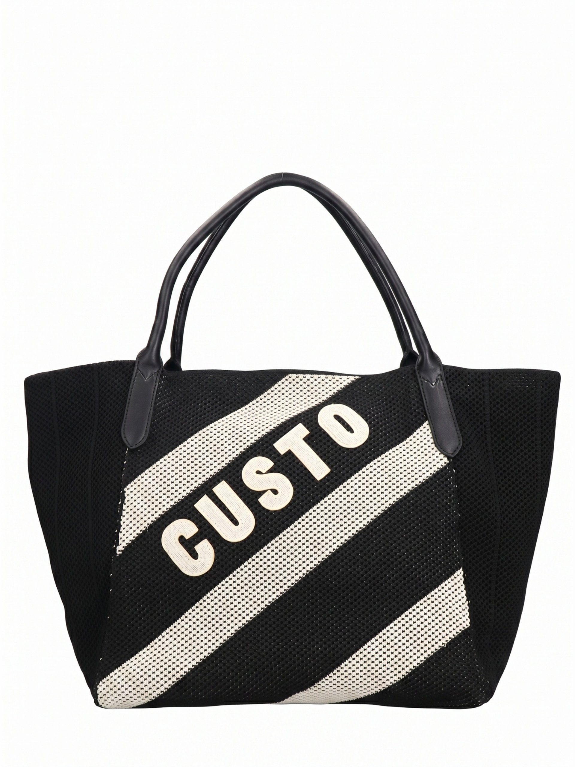 Blanco roto y negro