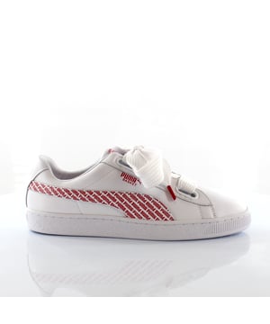 Puma basket heart hombre amarillo hot sale