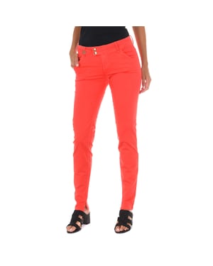 Pantalon Largo de tejido elástico 70DBF0518-G125 mujer