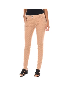 Pantalon Largo de tejido elástico 70DBF0552-O025 mujer