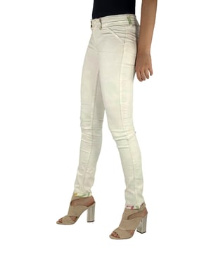 Pantalon reversible Largo de tejido elástico 10DBF0605-B101 mujer