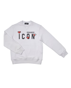 Sudadera Cuello Redondo Icon DQ2033D0-09BDQ Niña