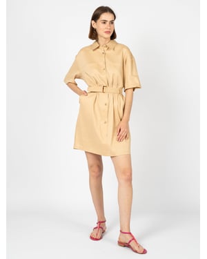 Vestido Silvian Heach Mujer Beige