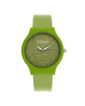 Reloj unisex Crayo con purpurina
