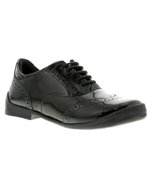Patadas Bridie Brogue Kids Black Shoes
