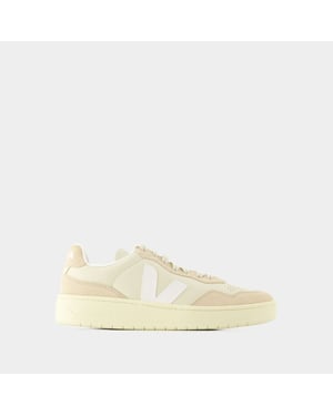 Zapatillas V-90 - Veja - Piel - Beige
