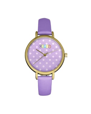 Reloj con correa de puntos Crayo