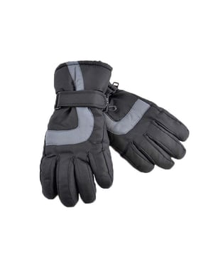 Thinsulate - Guantes térmicos de esquí para niños | Guantes impermeables para niños - Negro