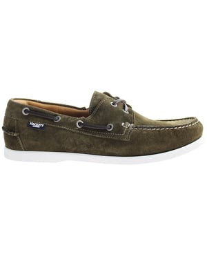 Hackett Guernsey zapatos verdes para hombres