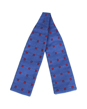 Corbatas Hackett London Grenadine Silk Neat para hombre con estampado celeste