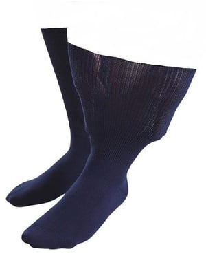 Calcetines para hombres y mujeres con edema, de algodón extra ancho y suave, para pies hinchados