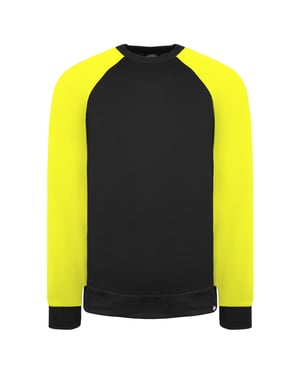 Dickies dos tono para hombre suéter negro/amarillo