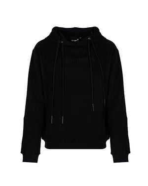 Les Hommes Sudadera Amaretta del hombre negro