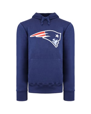 US Sports New England Patriots Sudadera con capucha azul marino para hombre