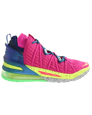 Zapatillas Nike Lebron XVIII "Los Angeles By Night" Rosa para hombre