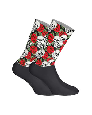 Calcetines de caña larga estampados elásticos unisex