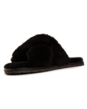 Aus Wooli Australia Pantuflas Brighton de lana de oveja para mujer