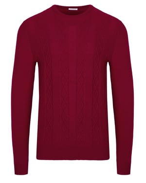 Jersey Malo Optimum de cachemira rojo