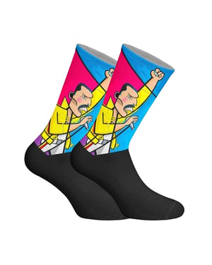 Calcetines de caña larga estampados elásticos unisex