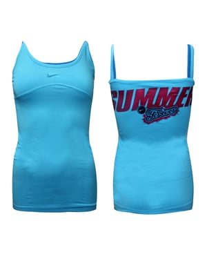 Nike Summer Forever Girls Tank Top Casual Vest Blue 422970 440