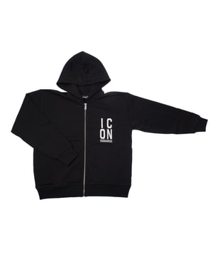 Sudadera con Capucha Slouch Fit Icon DQ2029D0-03GDQ Niño