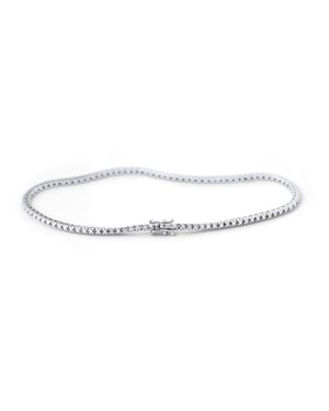 Diamantes de tenis de brazalete 0.30 CTS Oro blanco