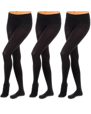 Pack-3 Panty Tupido M.Fibra 120D