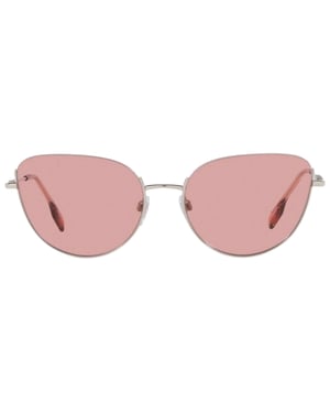 Gafas de sol plateadas Harper de Burberry