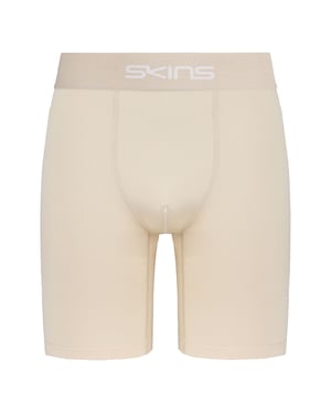 Skins Fuerza dnámica masculina beige compresión media medias pantalones cortos DF00011179002