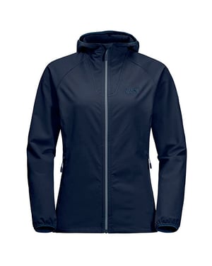 Chaqueta Jack Wolfskin New Softshell Mujer Azul Marino