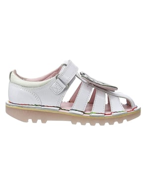 Patadas Faeries Sandalias blancas para niños