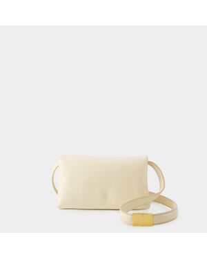 Bolso Hobo Prisma - Marni - Piel - Beige