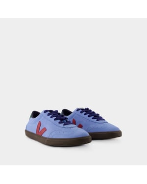 Zapatillas Volley - Veja - Piel - Azul