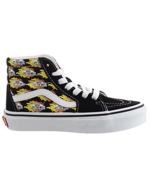 LOGO DE LLAMA VANS Repetir zapatos Sk8-Hi Black Kids