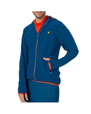 Chaqueta de peso pluma azul de Lyle & Scott