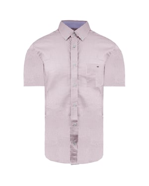 Camisa Eden Park Paris Regular Checkered Hombre Rosa