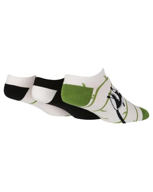 Wild Feet - Lote de 3 calcetines de algodón para hombre con estampados originales