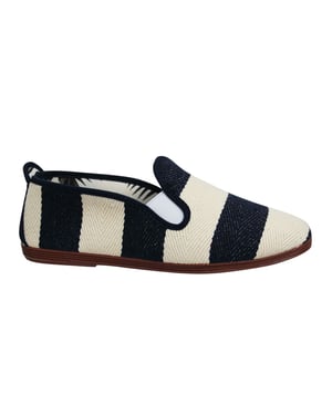 Estilo hilo dossy amara hombre marina/crema plimsolls