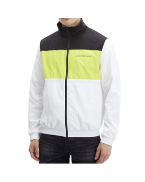 Chaqueta de hombre de Calvin Klein con un llamativo diseño de bloques de color