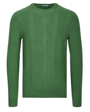 Jersey Malo Optimum de cachemir verde