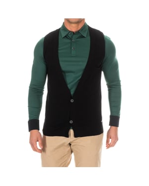 Chaleco cuello de pico cierre botones BEH0224 hombre