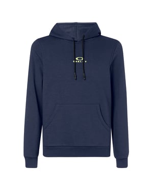Oakley New Bark Pulstover Logotipo de manga larga para hombre sudadera marina 472588 6FB