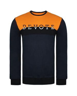 Devoto londres blake masculina suéter negro/azul marino