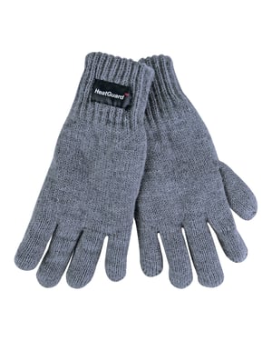 Thinsulate - Guantes de punto para niños - Guantes térmicos de invierno para niños - Gris