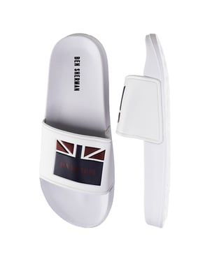 Ben Sherman Union Hombre Blanco Sliders